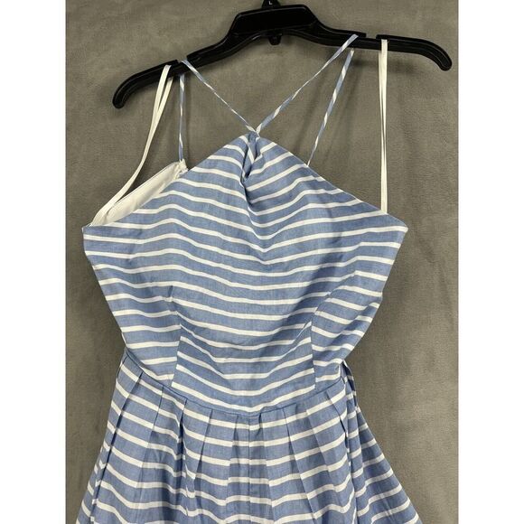 New Anthropologie Corey Lynn Calter Tie Back Halter Jumpsuit Size Small - Picture 5 of 10